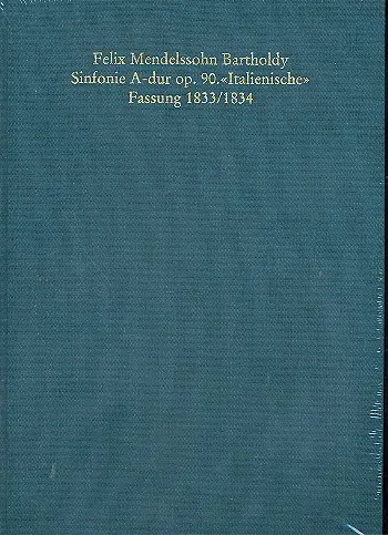 Cover: 9783895000003 | Sinfonie Nr.4 A-Dur op.90 (Italienische), Fassung von 1833/34,...
