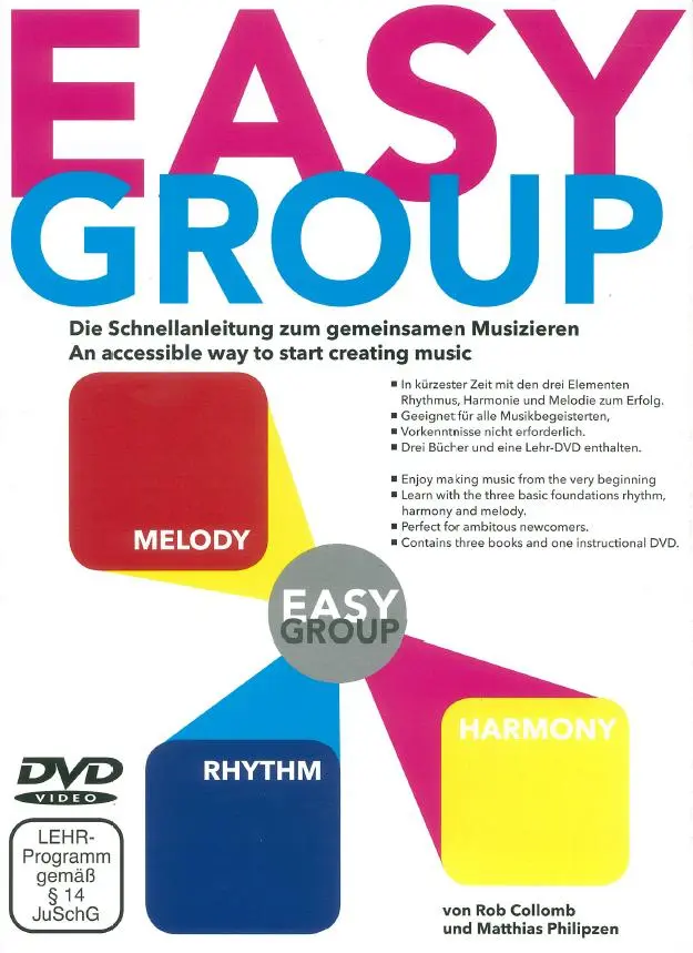 Cover: 9783000470103 | Easy Group Guitar-Choir-Percussion | Matthias Philipzen | Buch + DVD