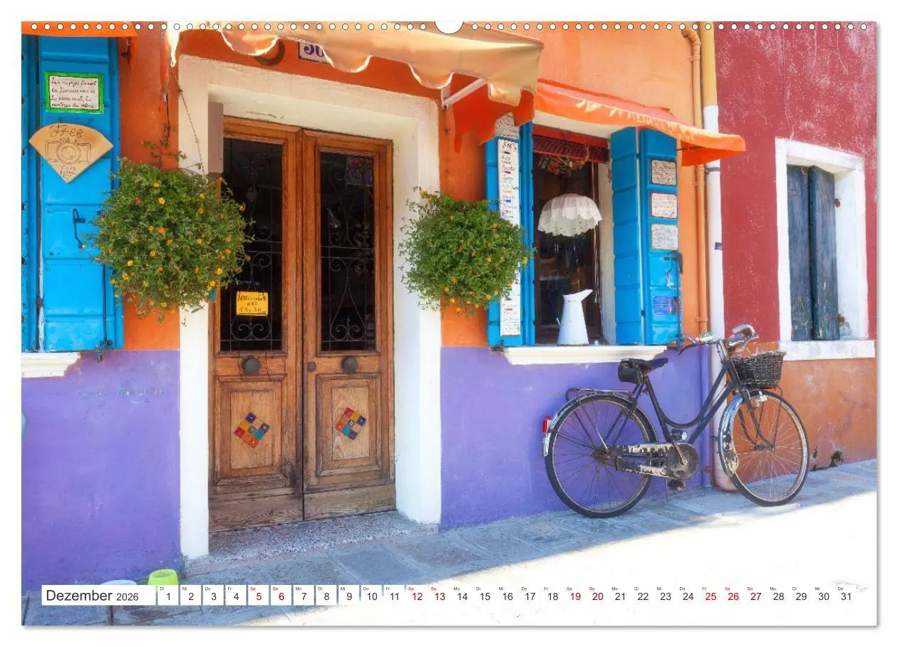 Bild: 9783457580103 | Venedig und Burano - Lagunenstadt und bunte Häuser (Wandkalender...