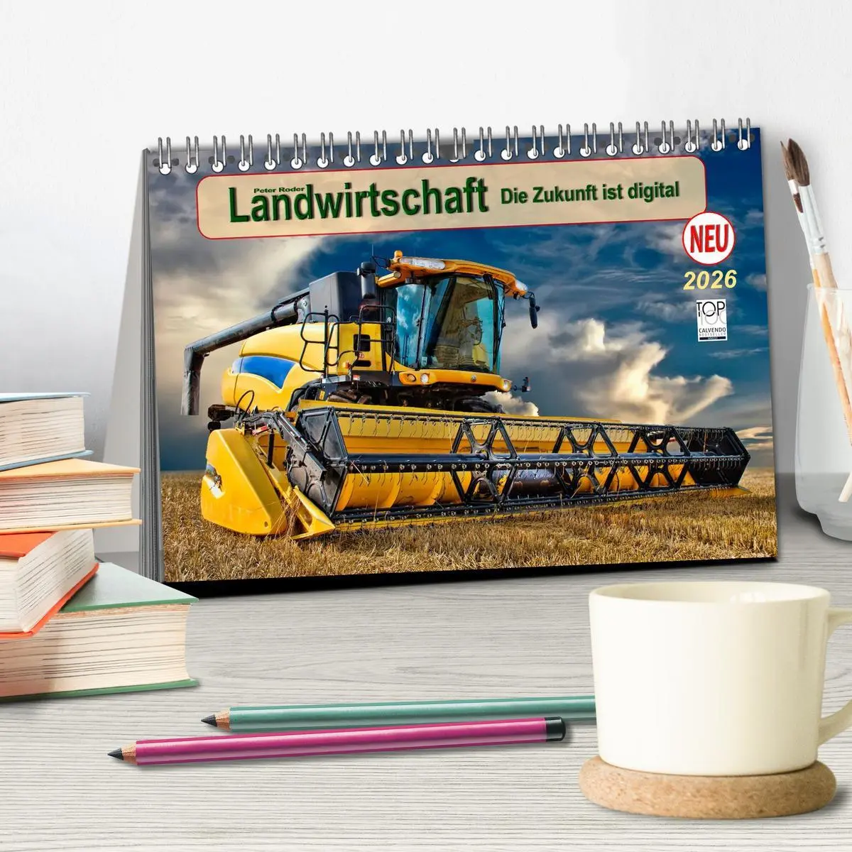 Bild: 9783457960103 | Landwirtschaft - die Zukunft ist digital (Tischkalender 2026 DIN A5...