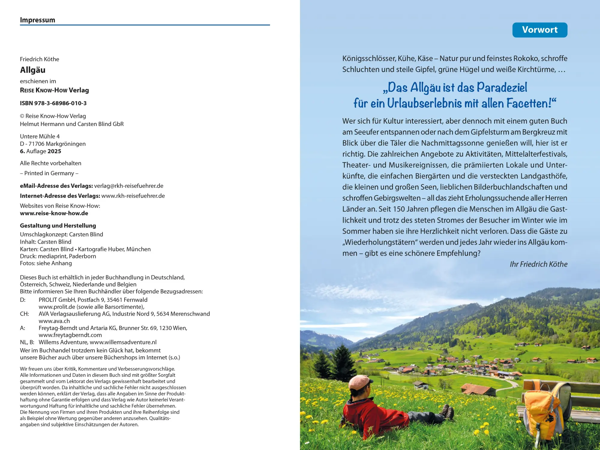 Bild: 9783689860103 | Reise Know-How Reiseführer Allgäu | Friedrich Köthe | Taschenbuch