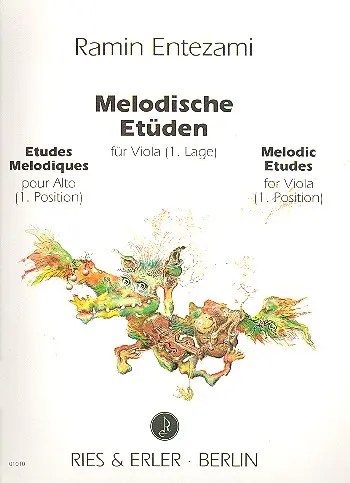 Cover: 9790013010103 | Melodische Etüden Band 1 für Viola (1.Lage) | 1. Lage | Ramin Entezami