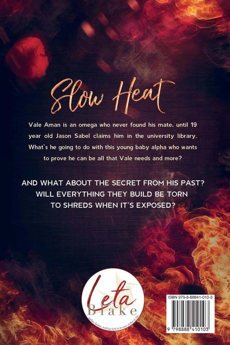 Rückseite: 9798888410103 | Slow Heat | Leta Blake | Taschenbuch | Kartoniert / Broschiert | 2023