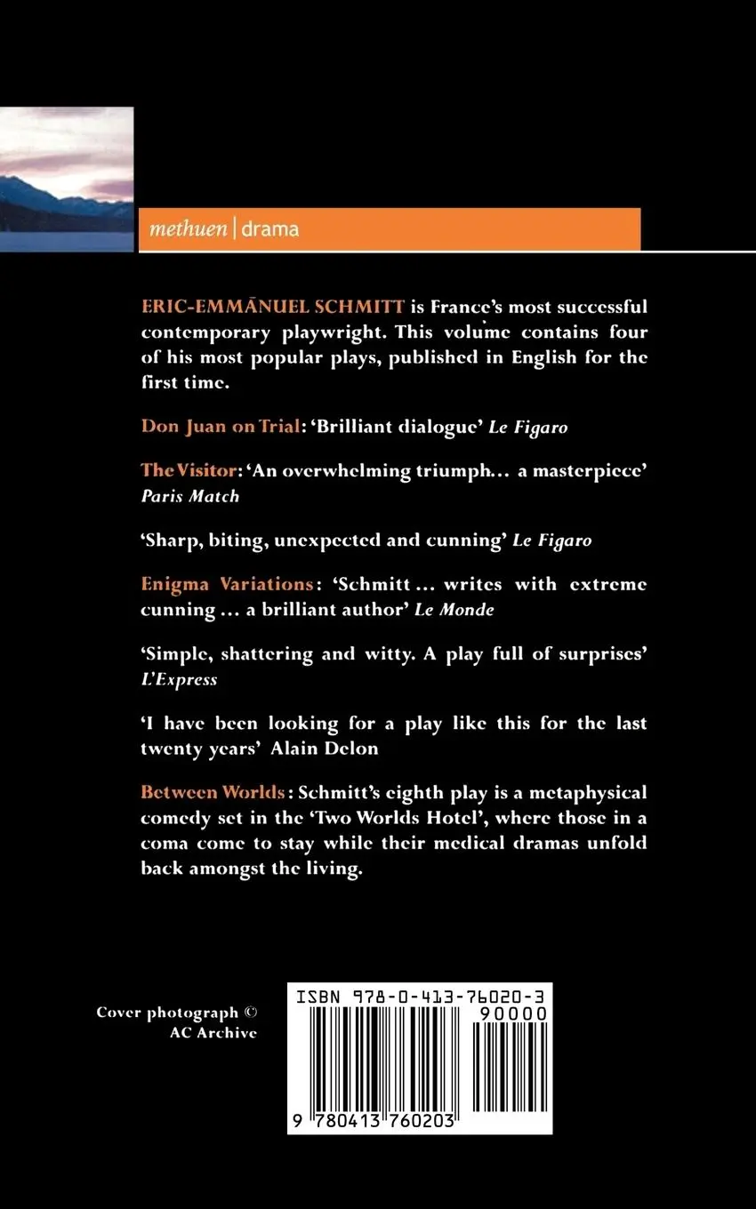 Rückseite: 9780413760203 | Schmitt Plays | Eric-Emmanuel Schmitt | Taschenbuch | Englisch | 2007