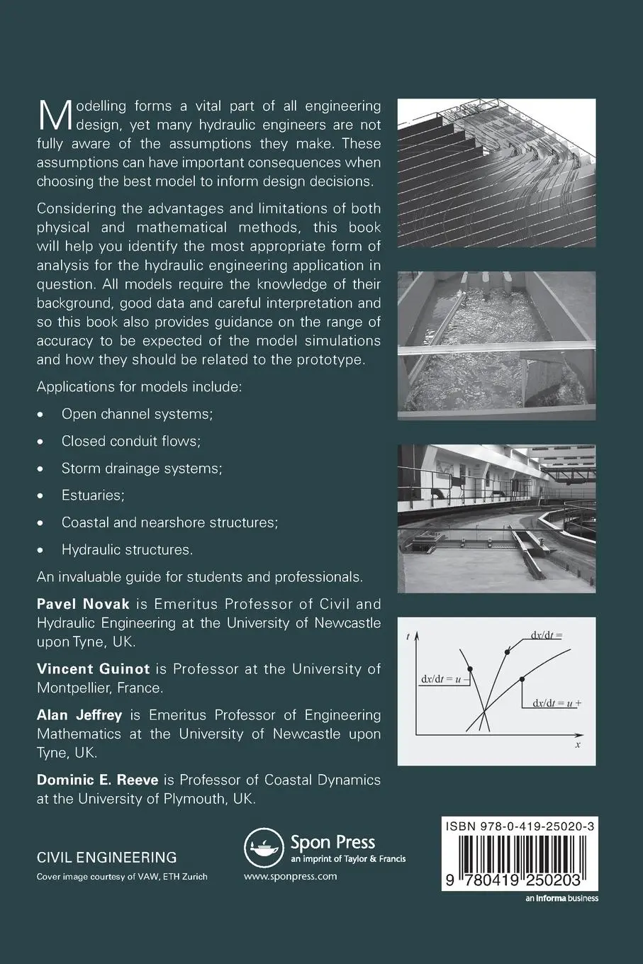 Rückseite: 9780419250203 | Hydraulic Modelling | Pavel Novak (u. a.) | Taschenbuch | Englisch