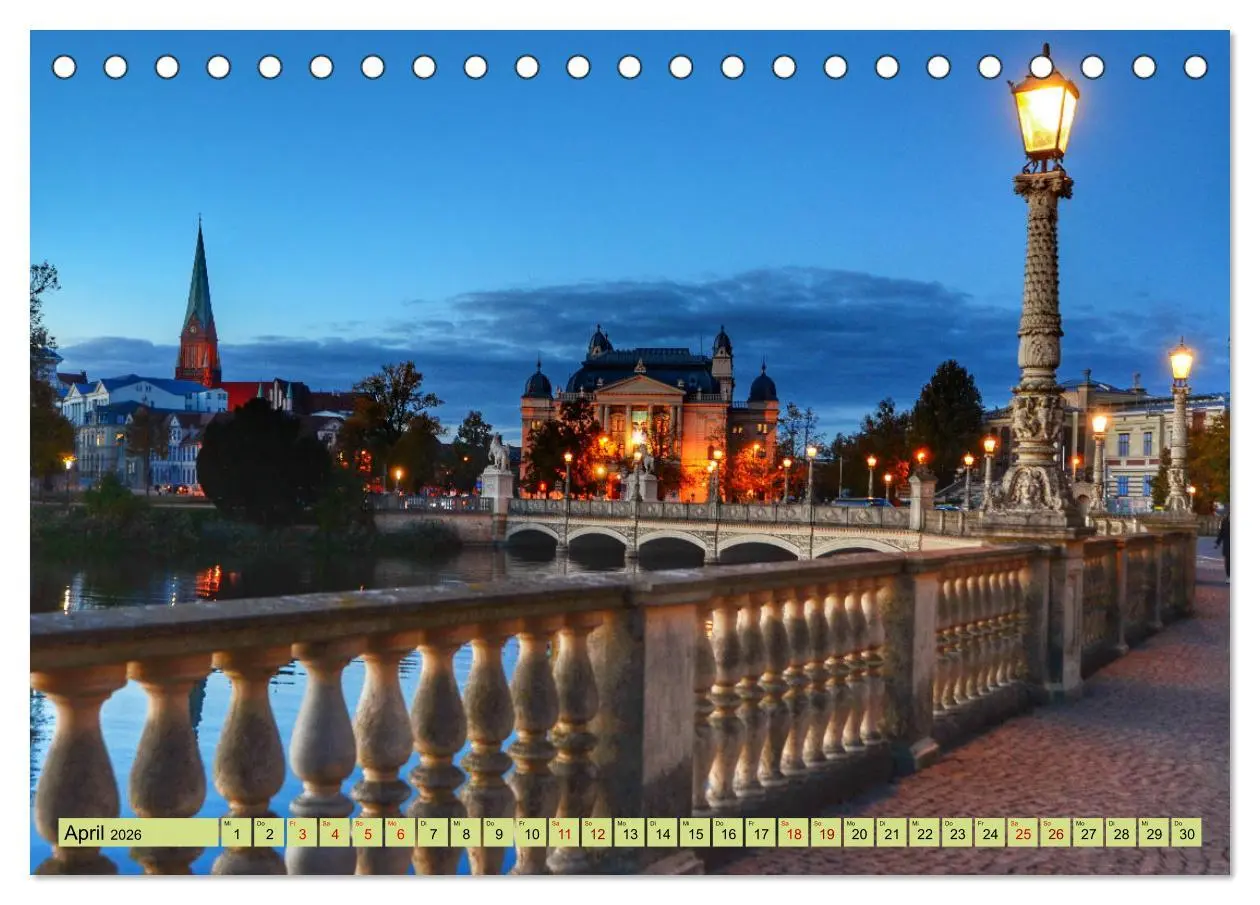 Bild: 9783457260203 | Schwerin - Welterbe (Tischkalender 2026 DIN A5 quer), CALVENDO...