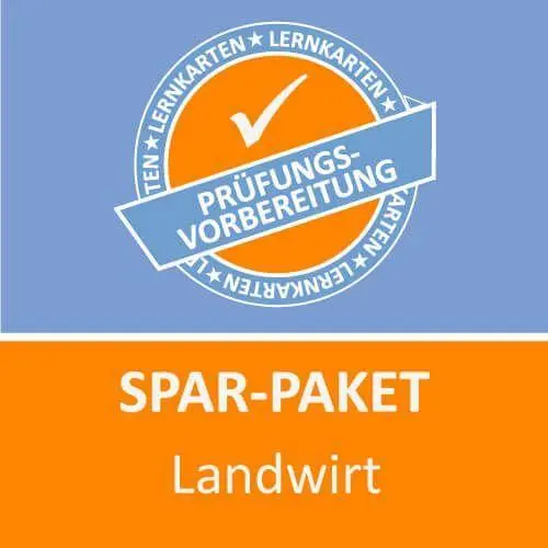 Cover: 9783692030203 | Lernkarten Paket Landwirt | Princoso GmbH | Taschenbuch | 1680 S.
