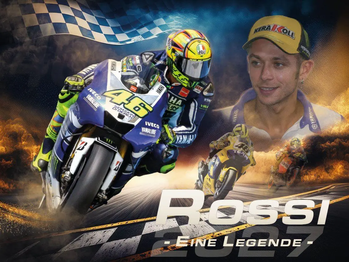 Cover: 9783693570203 | Rossi - eine Legende Artwork Edition Kalender 2027 | Pommer (u. a.)
