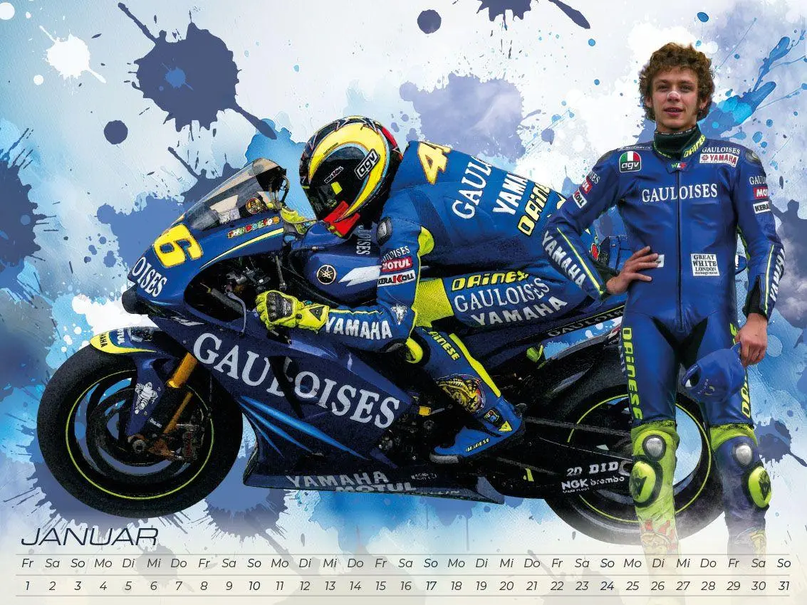 Bild: 9783693570203 | Rossi - eine Legende Artwork Edition Kalender 2027 | Pommer (u. a.)