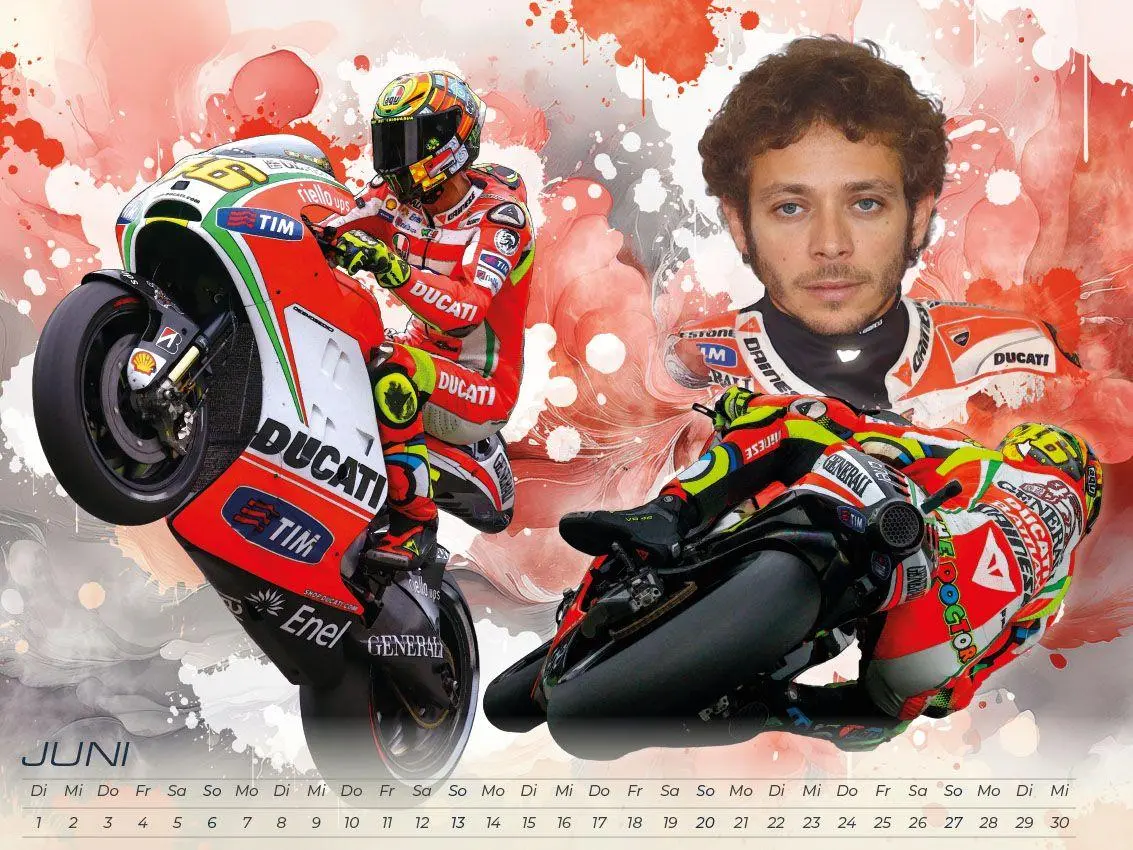 Bild: 9783693570203 | Rossi - eine Legende Artwork Edition Kalender 2027 | Pommer (u. a.)
