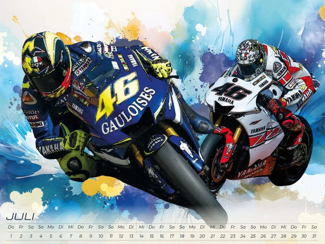 Bild: 9783693570203 | Rossi - eine Legende Artwork Edition Kalender 2027 | Pommer (u. a.)