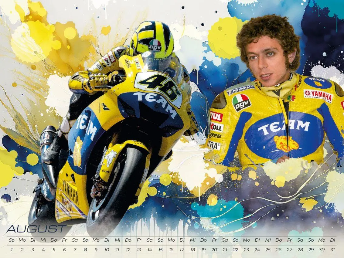 Bild: 9783693570203 | Rossi - eine Legende Artwork Edition Kalender 2027 | Pommer (u. a.)