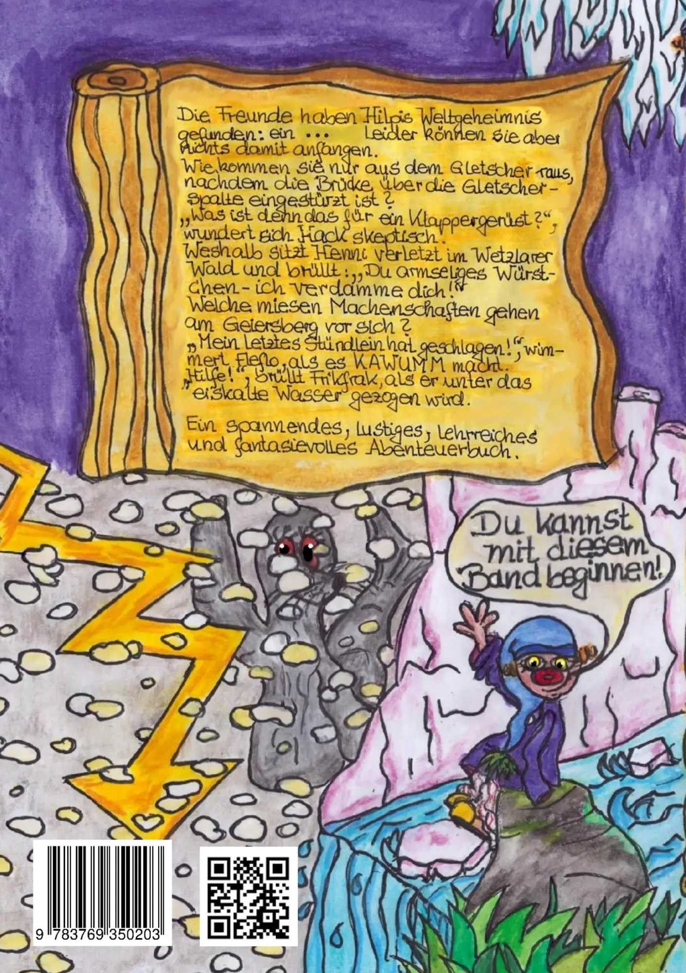 Rückseite: 9783769350203 | Hilpi und die tosende Eisklamm | Hilpis Abenteuer Band 13 | Imke Häse