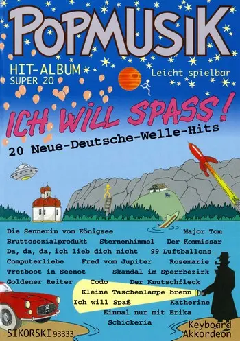 Cover: 9790003030203 | Popmusik Hit-Album Super 20 für Keyboard/Akkordeon | Buch