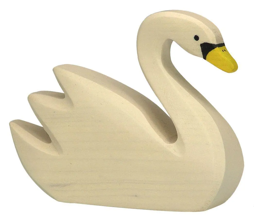 Cover: 4013594800303 | Schwan, schwimmend | ca. 9,5 x 2,3 x 7,5 cm, Holz, per Stück | 80030