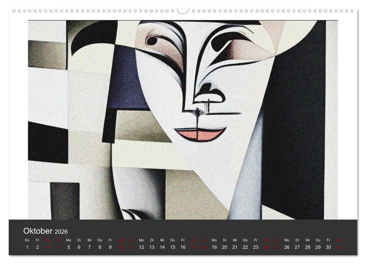 Bild: 9783457320303 | Kubistische Frauen Bilder (hochwertiger Premium Wandkalender 2026...