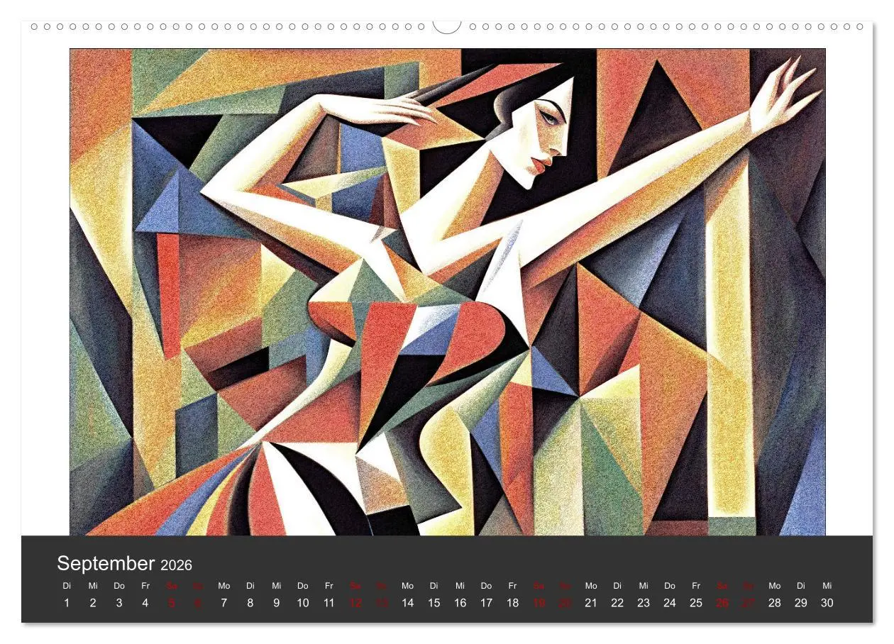 Bild: 9783457320303 | Kubistische Frauen Bilder (hochwertiger Premium Wandkalender 2026...