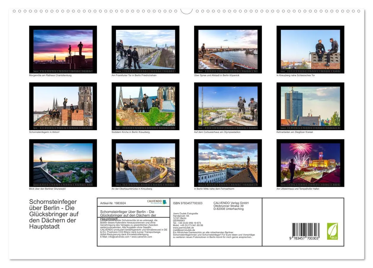 Bild: 9783457700303 | Schornsteinfeger über Berlin - Die Glücksbringer auf den Dächern...