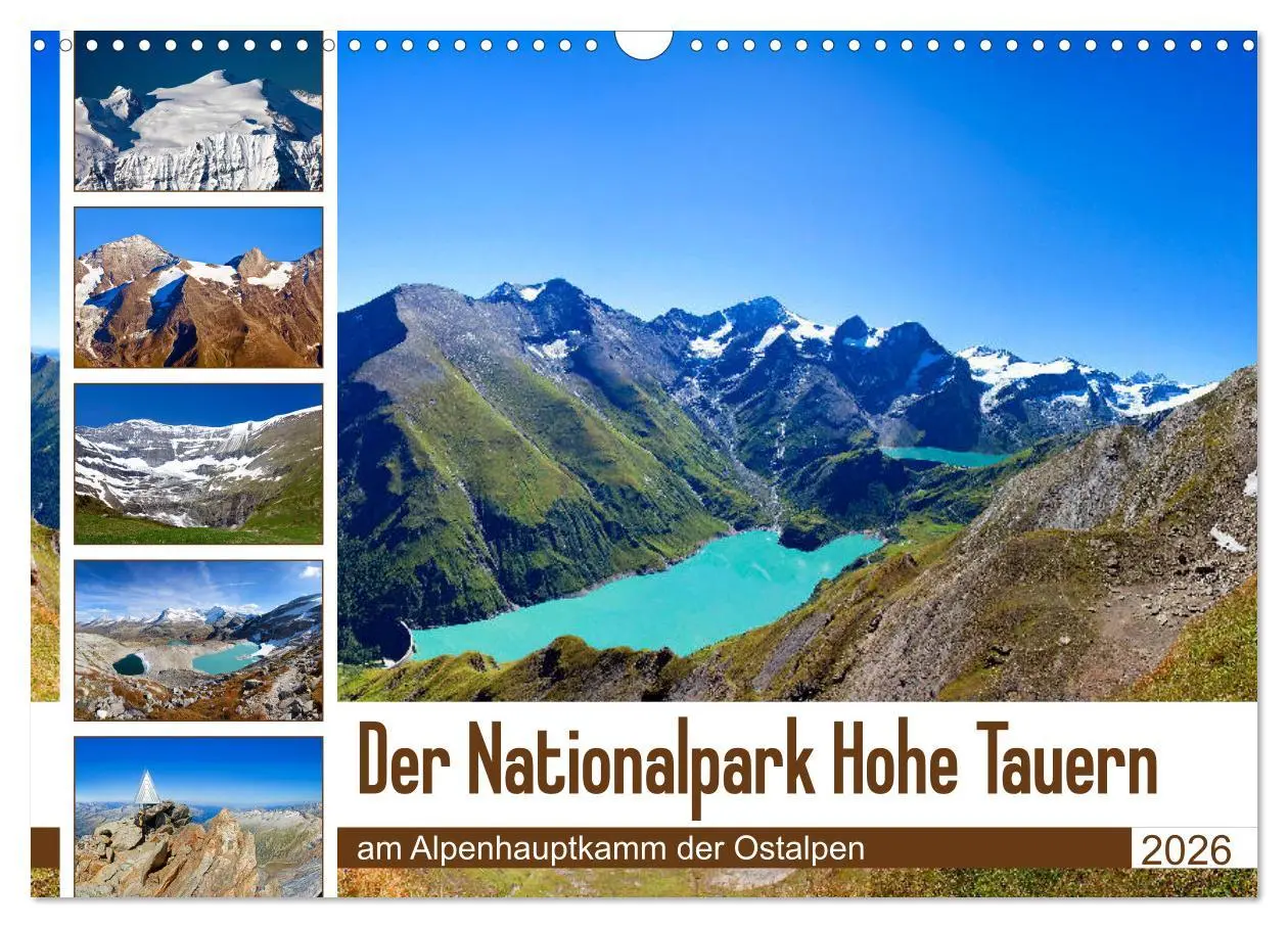 Cover: 9783457940303 | Der Nationalpark Hohe Tauern (Wandkalender 2026 DIN A3 quer),...