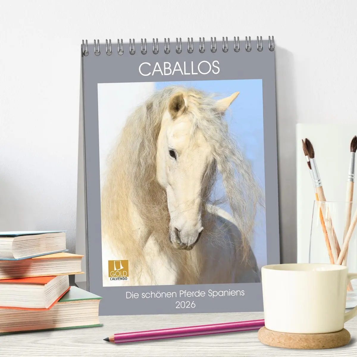 Bild: 9783516410303 | Caballos - Die schönen Pferde Spaniens (Tischkalender 2026 DIN A5...