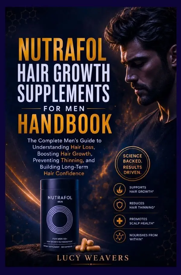 Cover: 9783565470303 | Nutrafol Hair Growth Supplements for Men Handbook | Lucy Weavers
