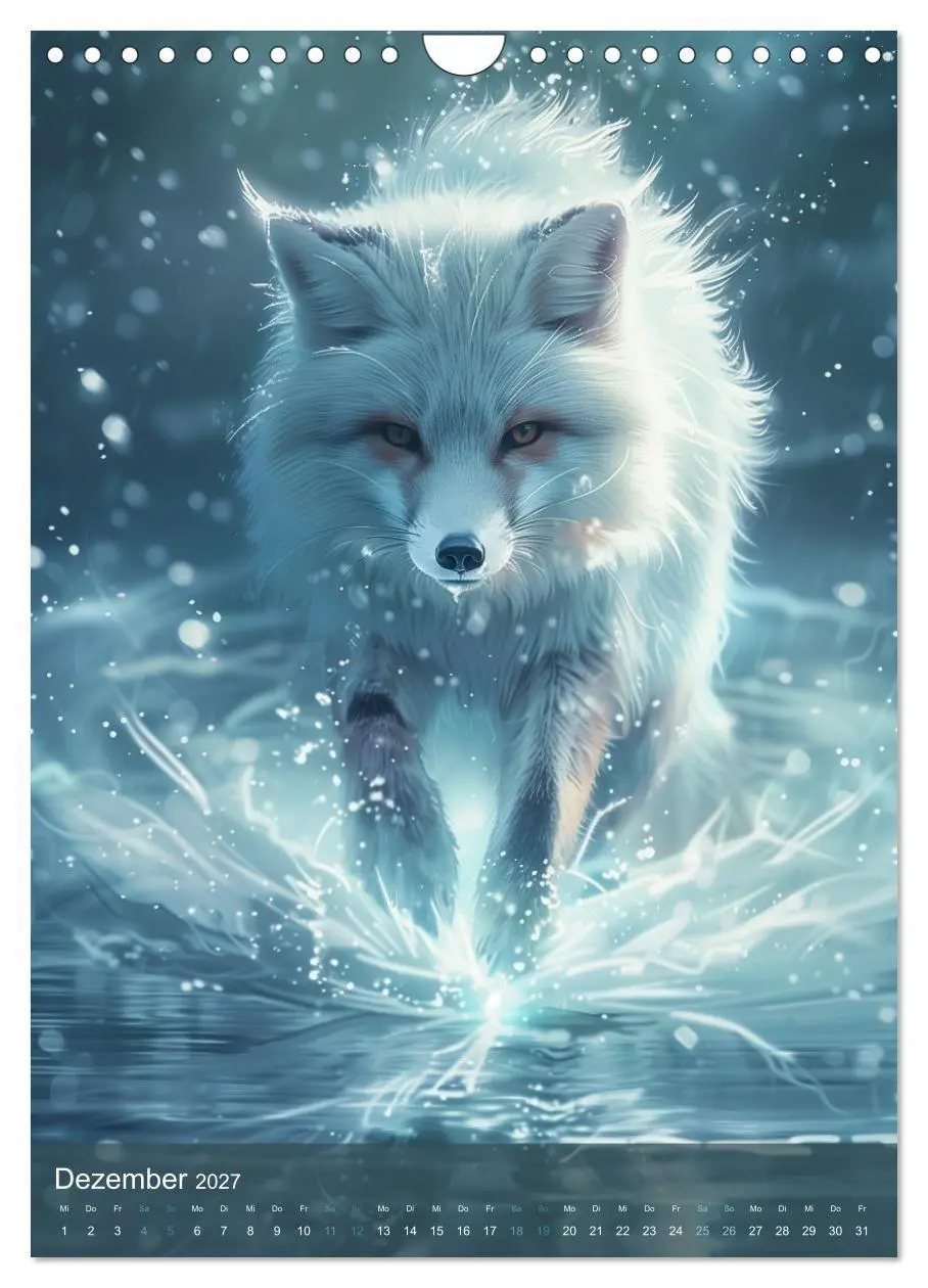 Bild: 9783594250303 | Magische Füchse (Wandkalender 2027 DIN A4 hoch), CALVENDO...