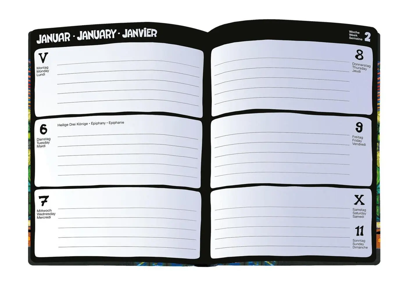 Bild: 9783910430303 | Hundertwasser Agenda 2026 | Tagesplaner | Wörner Verlag GmbH | Buch