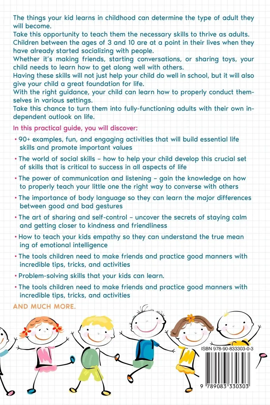 Rückseite: 9789083330303 | Social Skills for Kids 3 to 10 | Kate Herm | Taschenbuch | Englisch