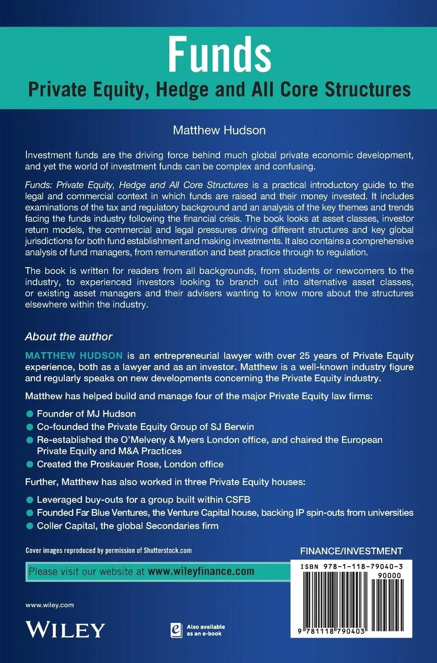 Rückseite: 9781118790403 | Funds | Matthew Hudson | Buch | 376 S. | Englisch | 2014 | Wiley