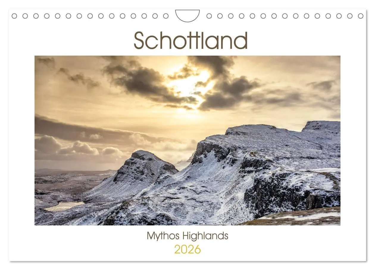 Cover: 9783457790403 | Schottland - Mythos Highlands (Wandkalender 2026 DIN A4 quer),...
