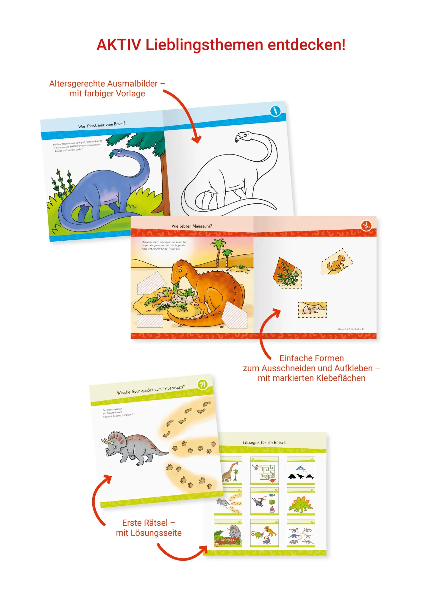 Bild: 9783473600403 | Wieso? Weshalb? Warum? junior AKTIV - Dinosaurier | Elke Broska | Buch