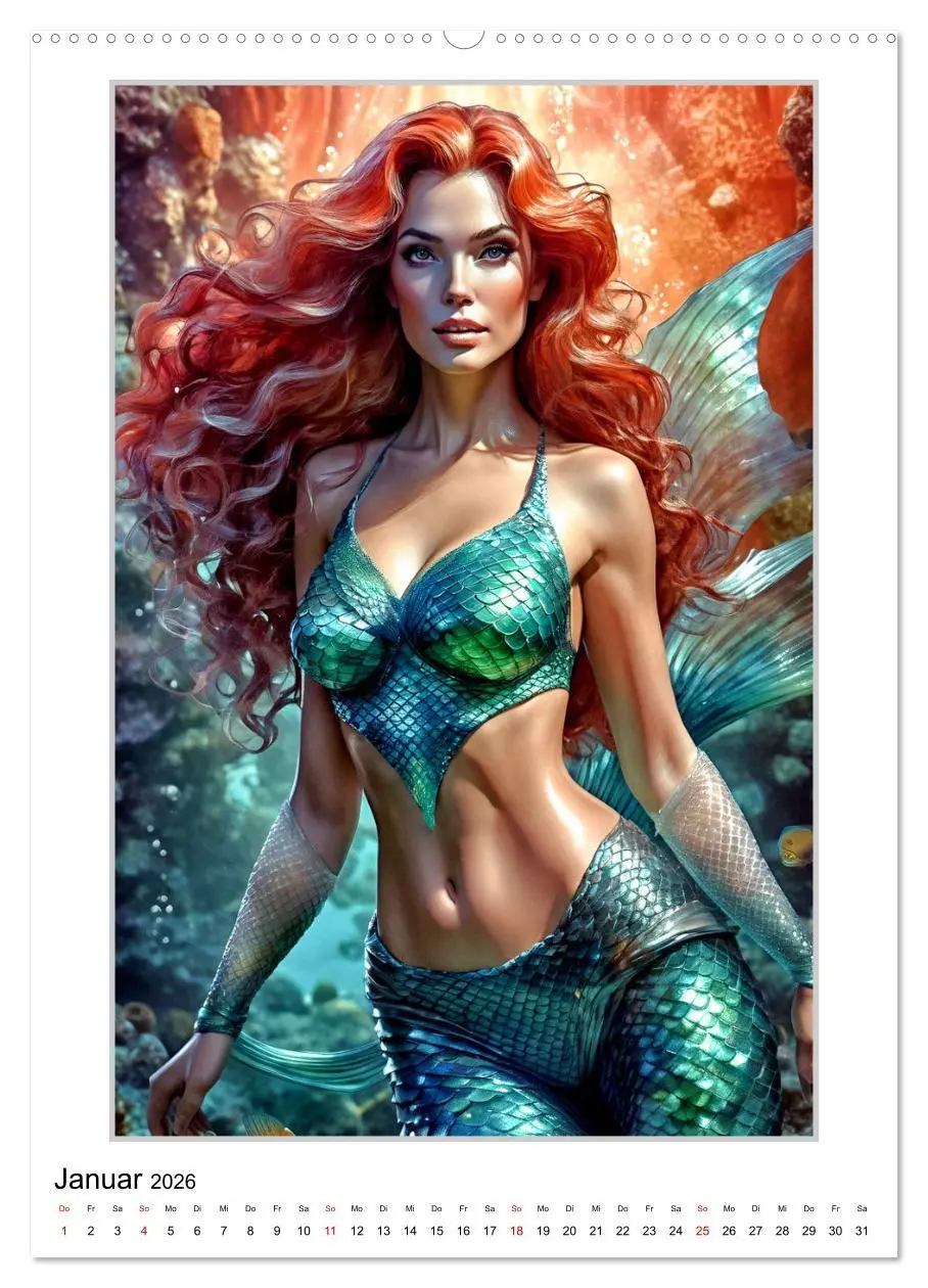 Bild: 9783516260403 | Fantasy-Frauenfiguren (hochwertiger Premium Wandkalender 2026 DIN...