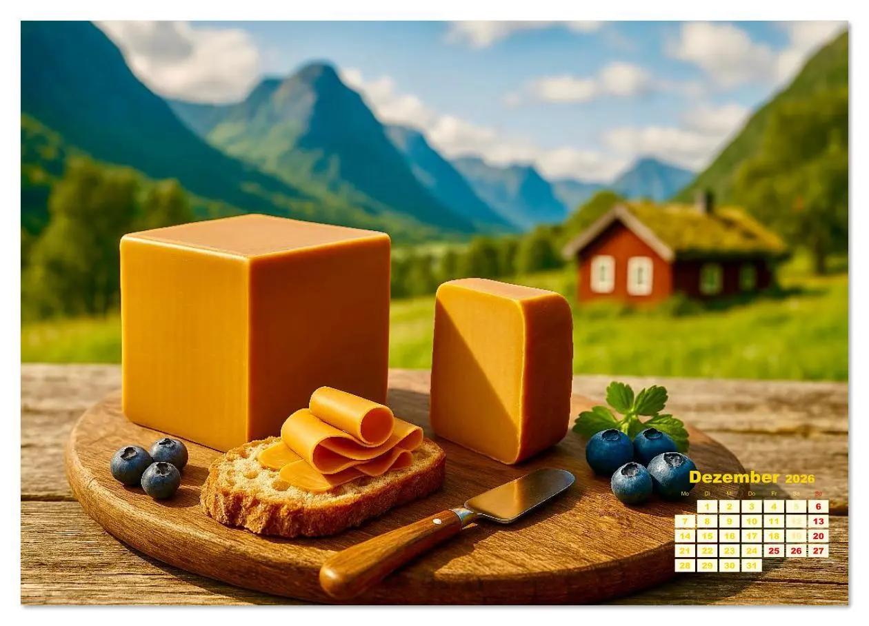 Bild: 9783516640403 | Käse aus aller Welt (hochwertiger Premium Wandkalender 2026 DIN A2...
