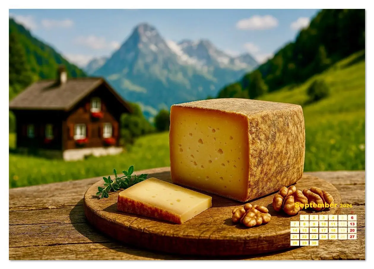 Bild: 9783516640403 | Käse aus aller Welt (hochwertiger Premium Wandkalender 2026 DIN A2...