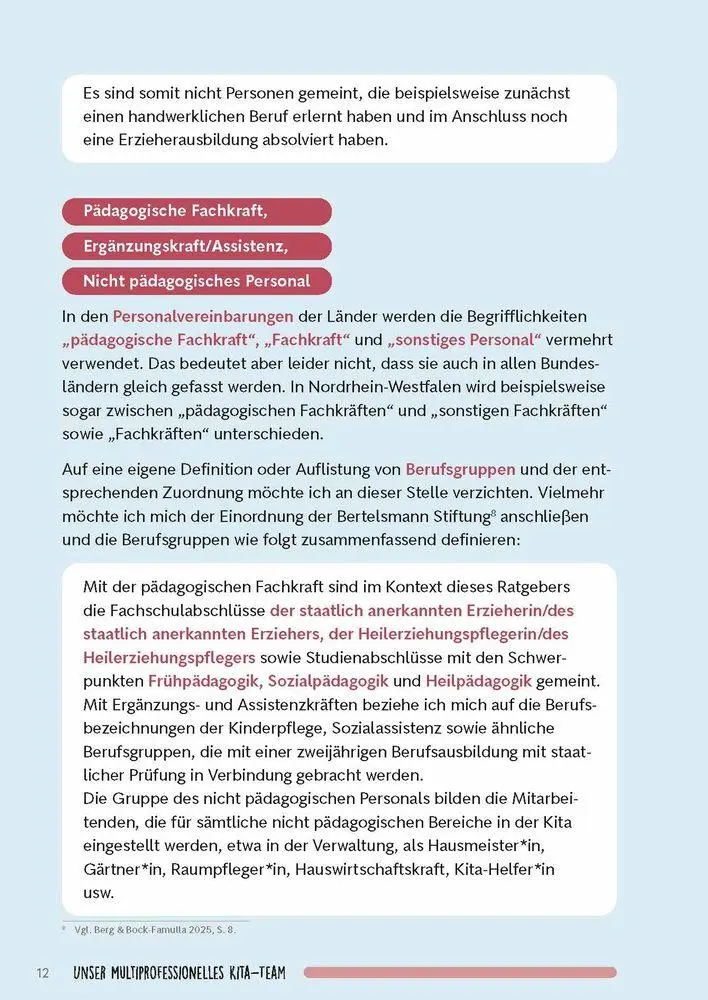 Bild: 9783834670403 | Unser multiprofessionelles Kita-Team | Katrin Rave | Taschenbuch