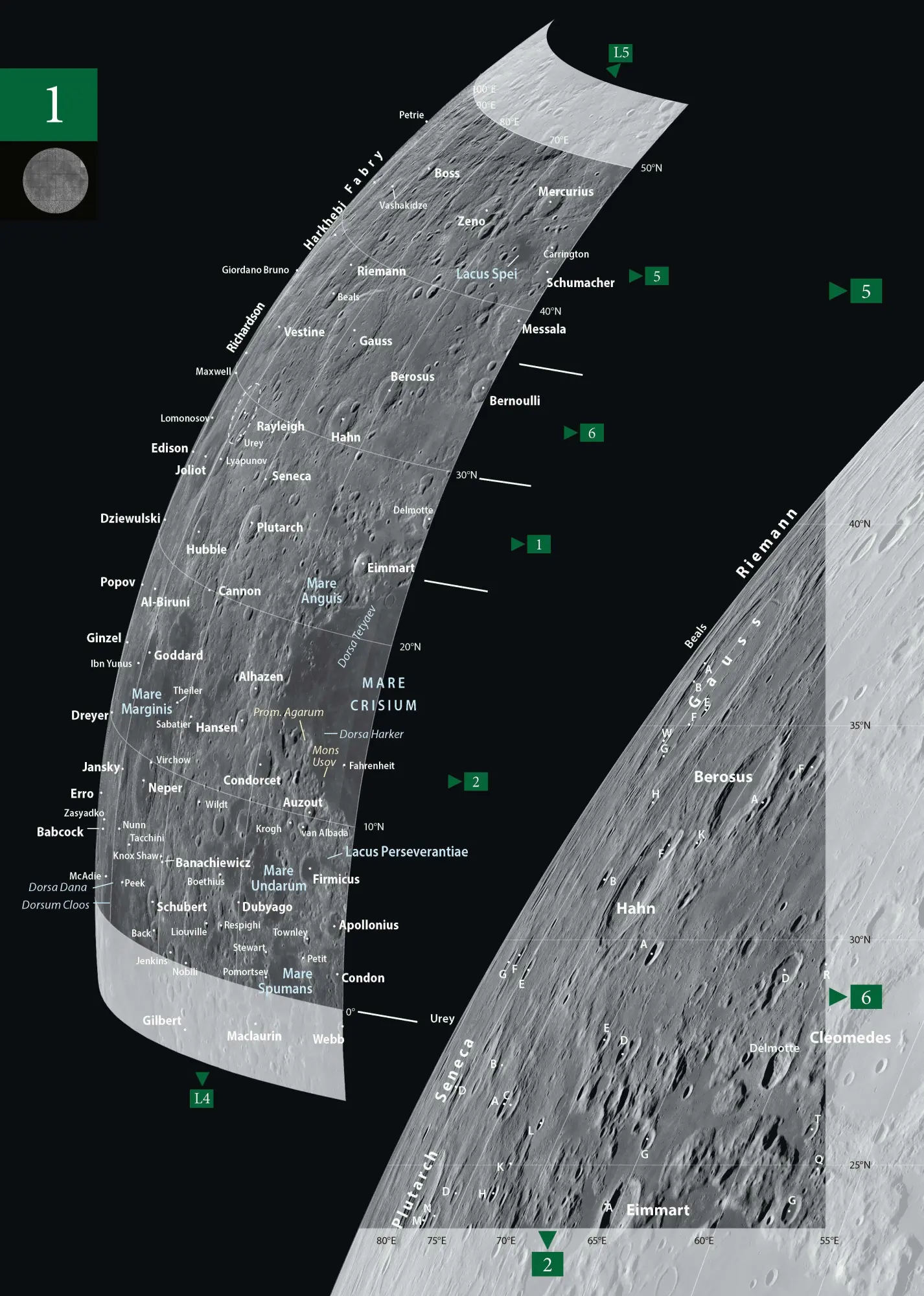 Bild: 9783949370403 | Duplex Moon Atlas | The Next Generation Lunar Atlas | Ronald Stoyan