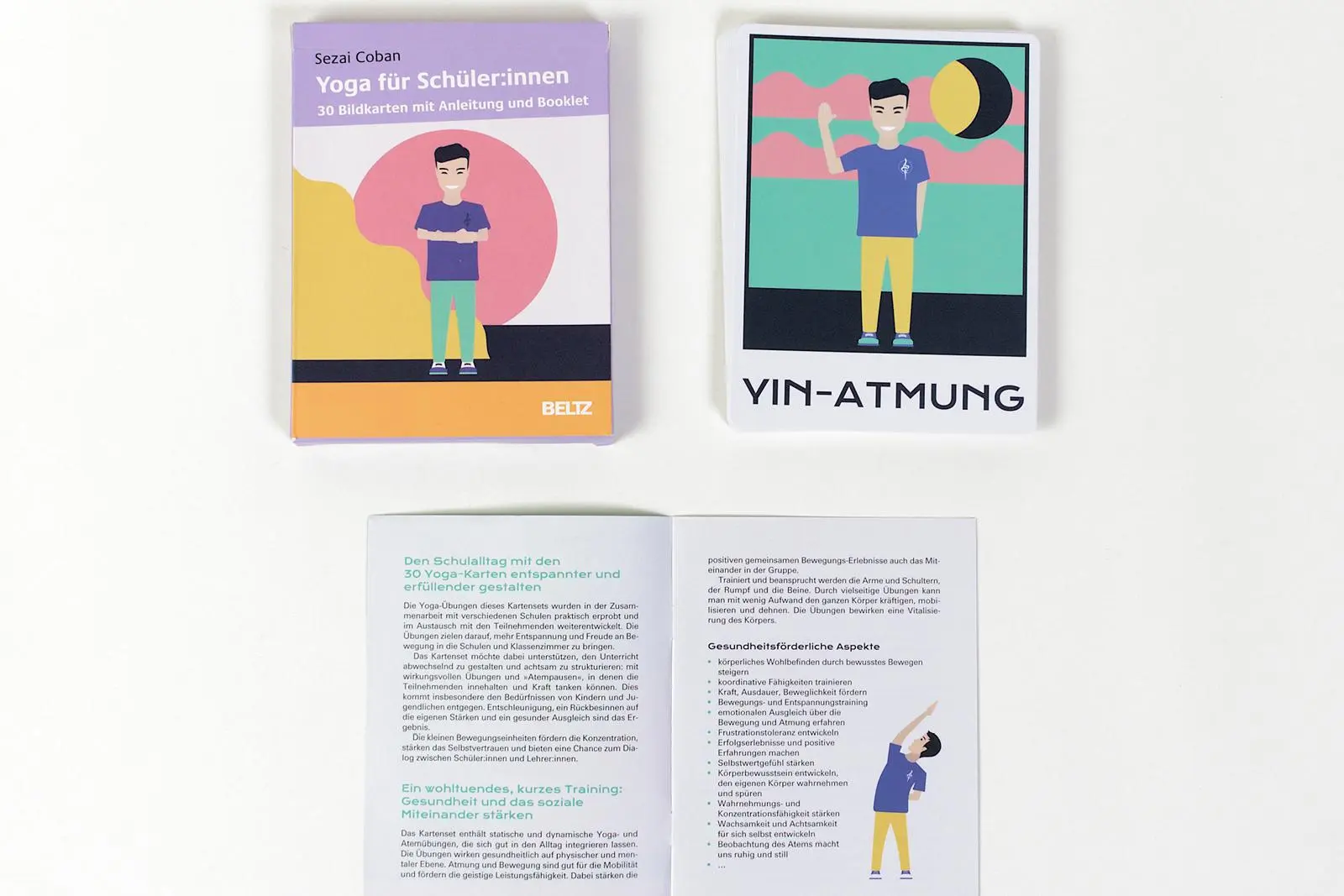Bild: 4019172200503 | Yoga für Schüler:innen | 30 Bildkarten mit Anleitung und Booklet | Box