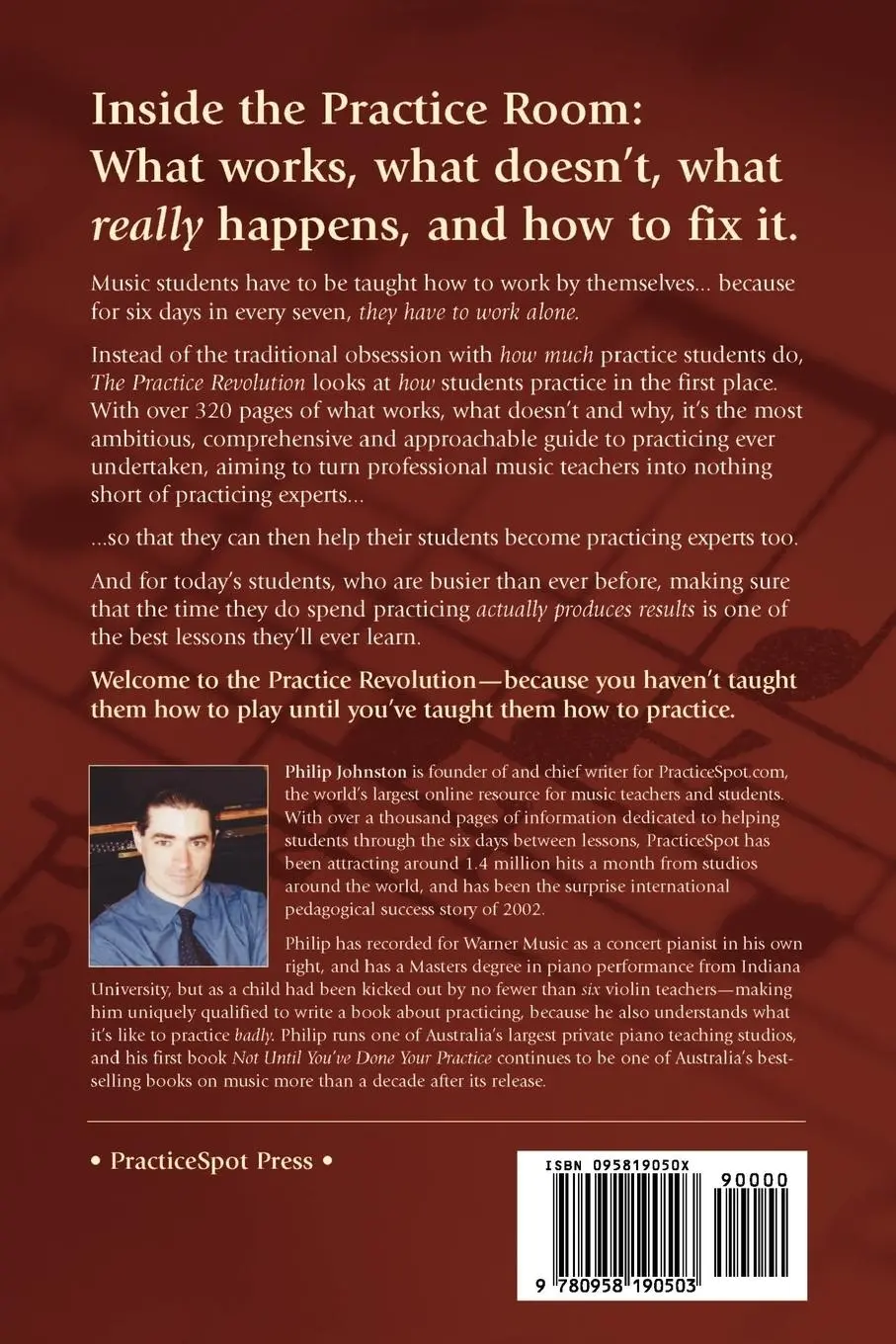Rückseite: 9780958190503 | The Practice Revolution | Philip Johnston | Taschenbuch | Englisch