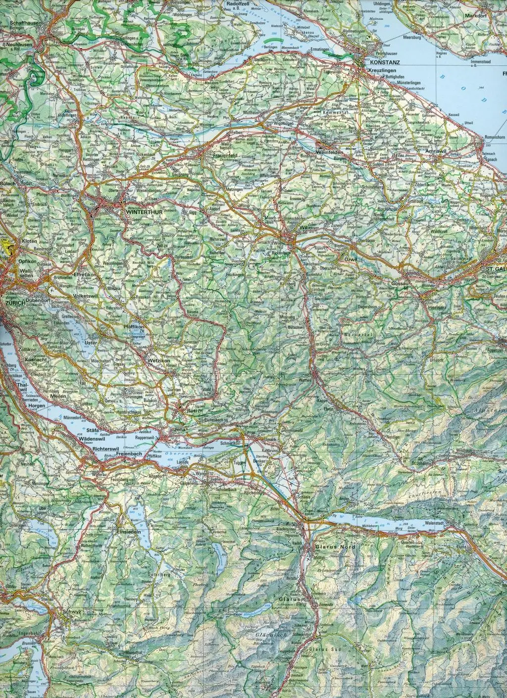 Bild: 9783302000503 | Generalkarte der Schweiz 1:300 000 | swisstopo | (Land-)Karte | 2021