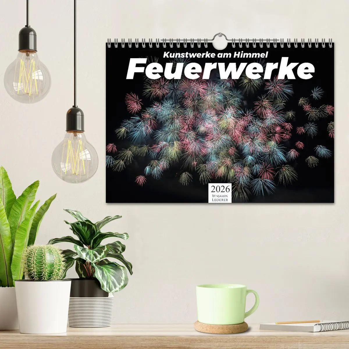 Bild: 9783457780503 | Feuerwerke - Kunstwerke am Himmel (Wandkalender 2026 DIN A4 quer),...