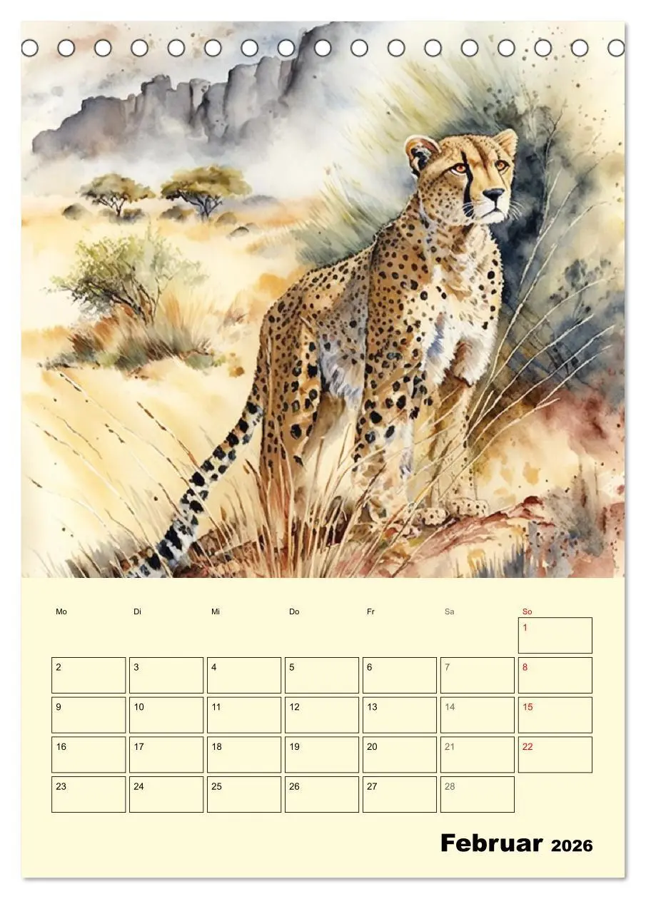 Bild: 9783516320503 | Schöne Aquarelle. Darstellungen von Afrikas Wildtieren...