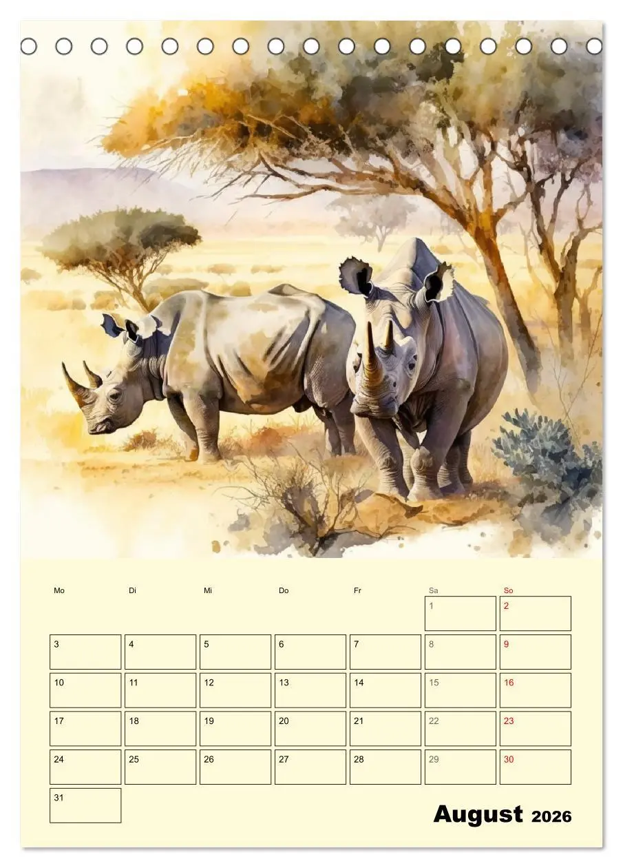 Bild: 9783516320503 | Schöne Aquarelle. Darstellungen von Afrikas Wildtieren...