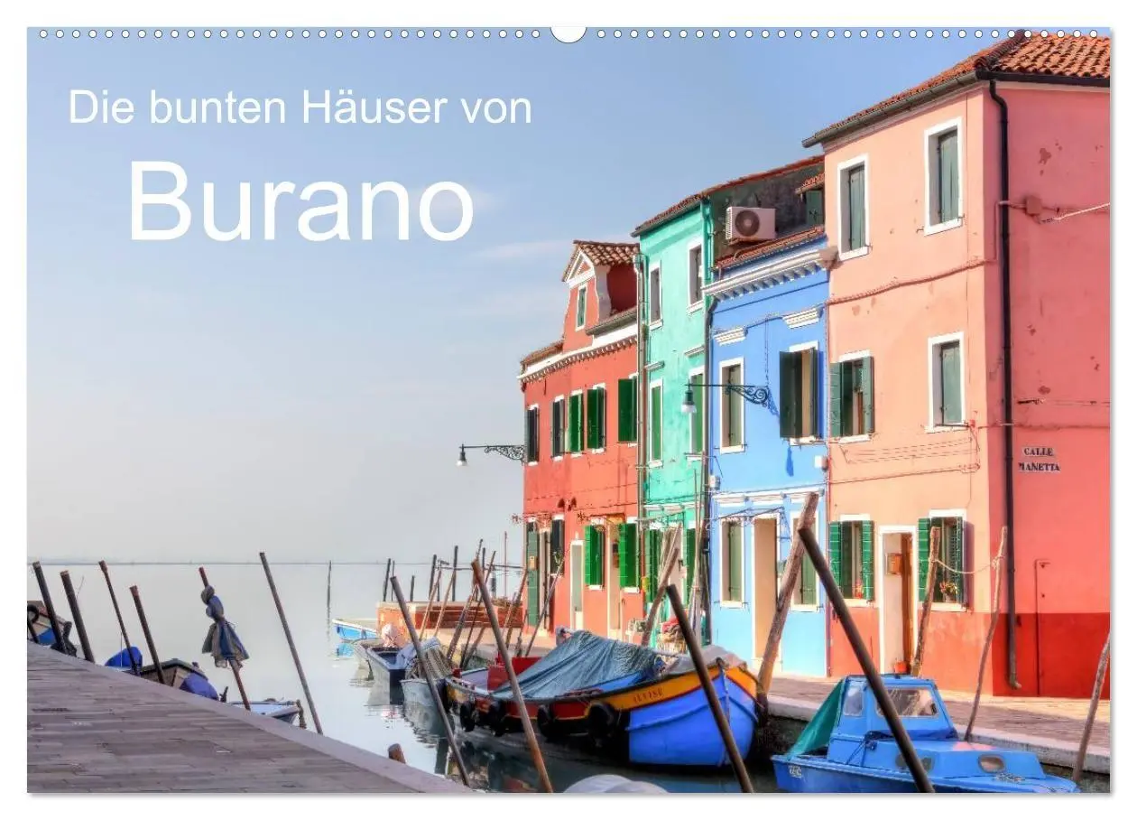 Cover: 9783594230503 | Die bunten Häuser von Burano (Wandkalender 2027 DIN A2 quer),...