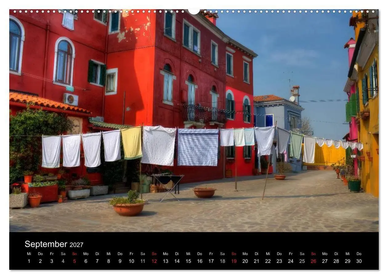 Bild: 9783594230503 | Die bunten Häuser von Burano (Wandkalender 2027 DIN A2 quer),...