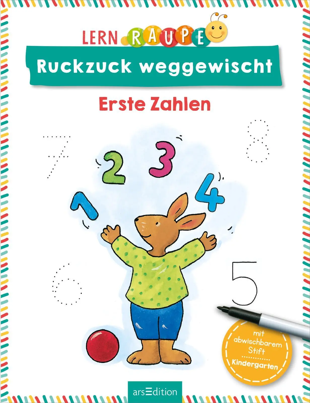 Bild: 9783845860503 | Lernraupe - Ruckzuck weggewischt! Erste Zahlen | Corina Beurenmeister