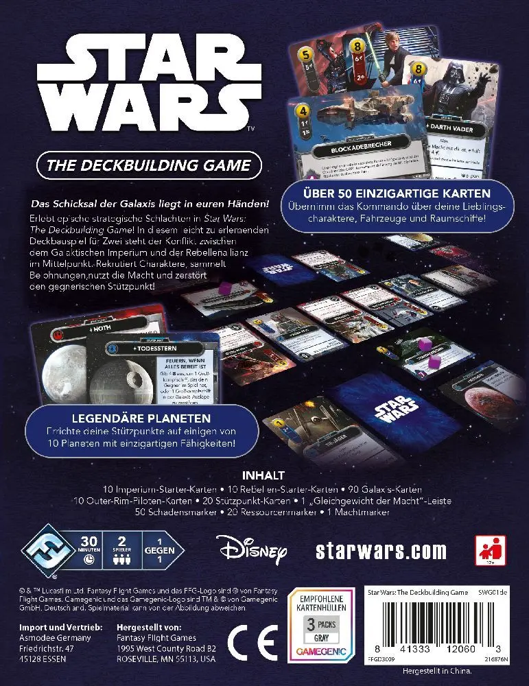Bild: 841333120603 | Star Wars The Deckbuilding Game | Caleb Grace | Spiel | In Spielebox