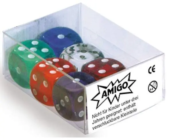 Cover: 4007396000603 | Würfel Transparent W06 Set gem. (Spiel-Zubehör) | Spiel | Blister