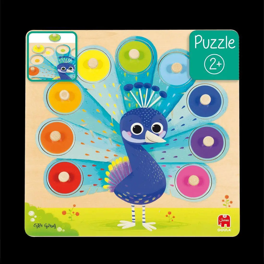 Cover: 8410446530603 | GOULA Pfaupuzzle | Spiel | 453060 | Deutsch | 2023 | Jumbo Spiele GmbH