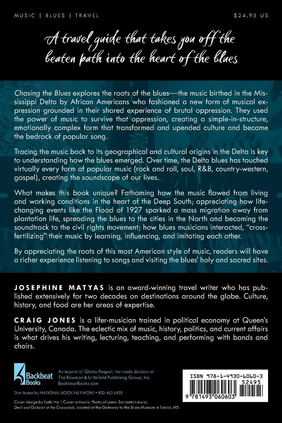 Rückseite: 9781493060603 | Chasing the Blues | A Traveler's Guide to America's Music | Buch