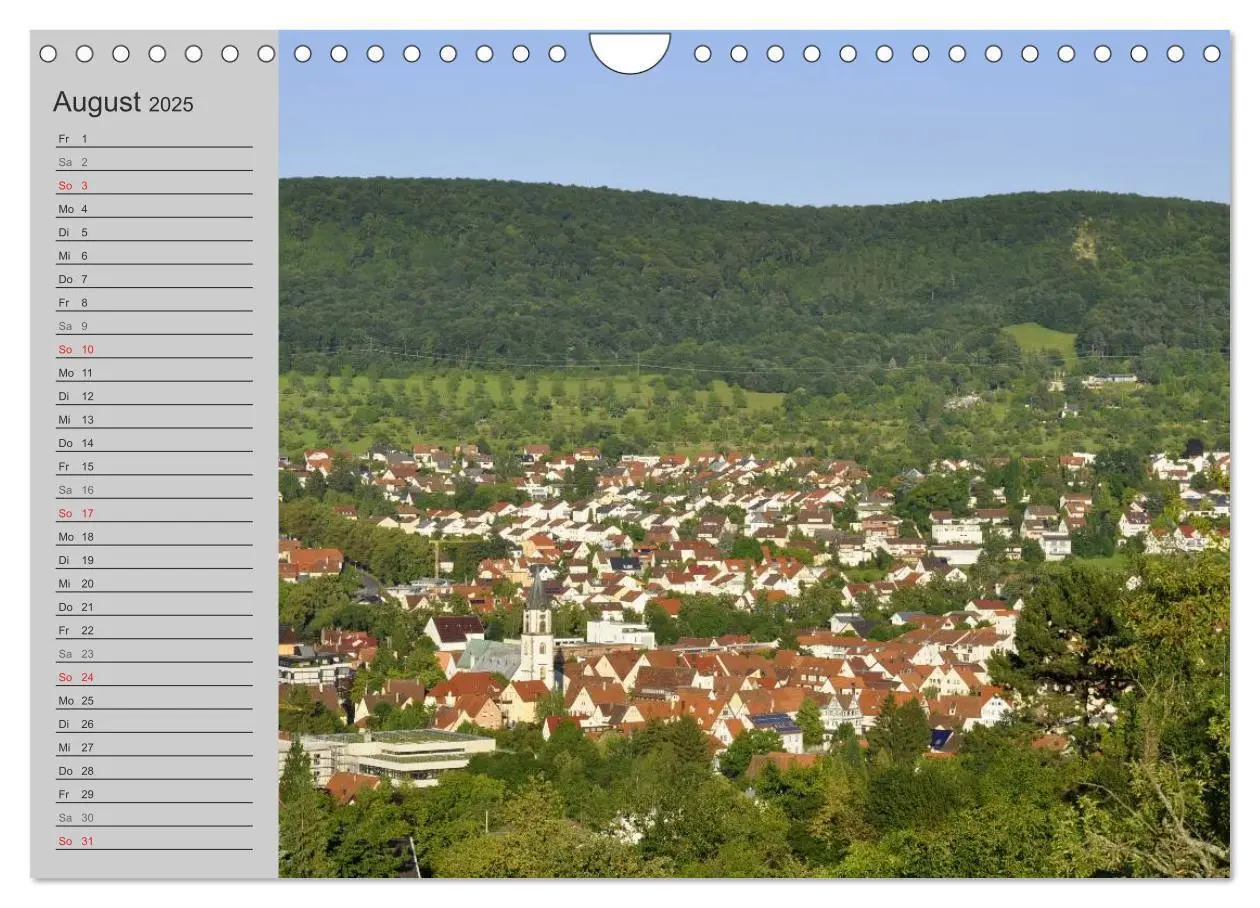 Bild: 9783435440603 | Pfullingen ... und Umgebung (Wandkalender 2025 DIN A4 quer),...